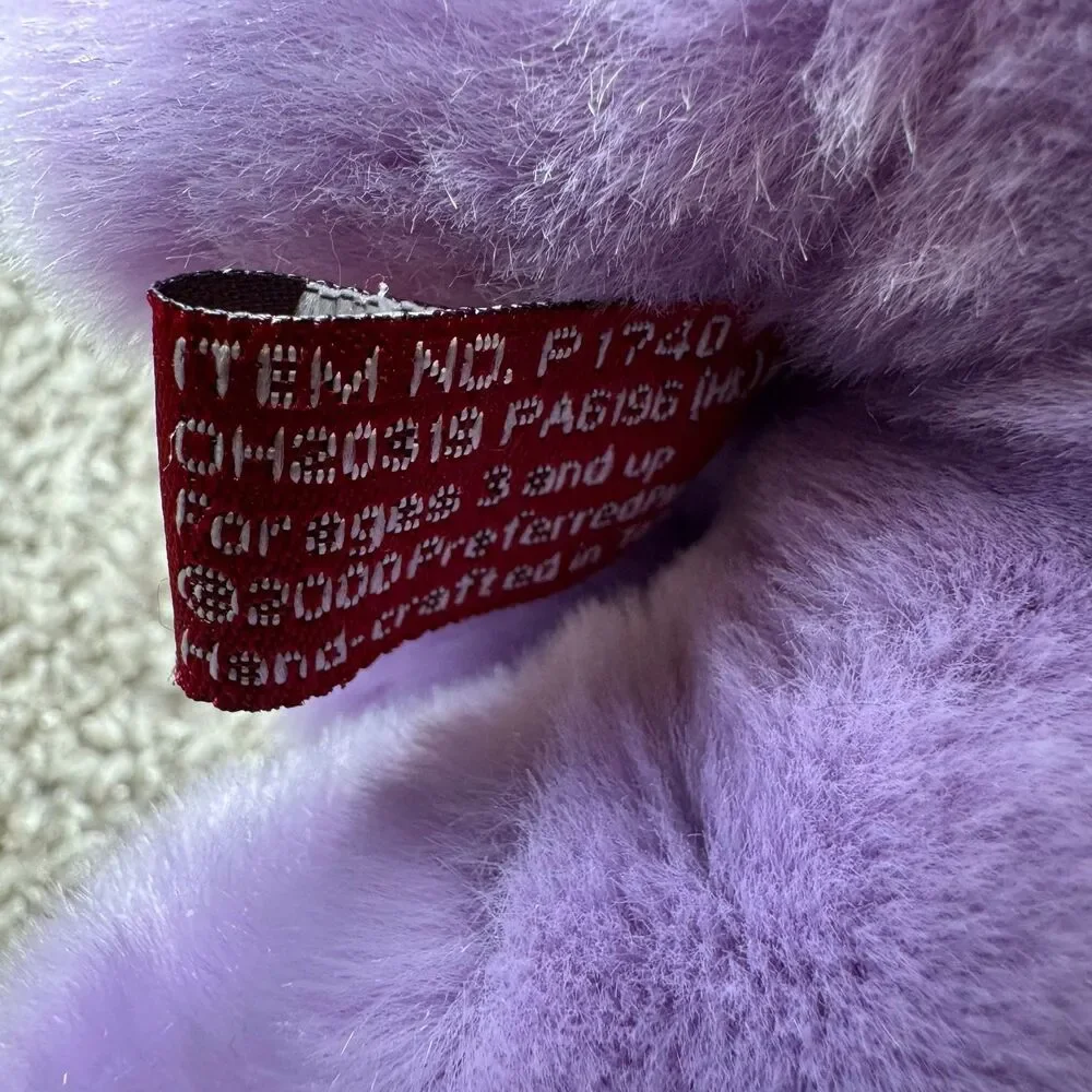 Preferred Plush Hippo Purple Stuffed Animal Cute Kids Toy Soft 11